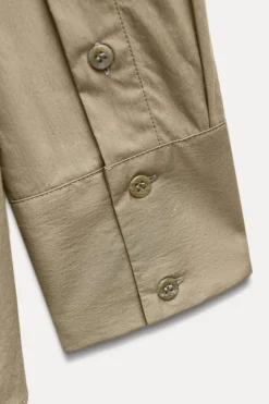 Fashion CAMISA POPELÍN BOLSILLO ZW COLLECTION Mujer Camisas / Blusas