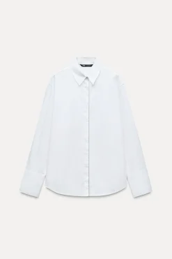 Sale CAMISA POPELÍN BRILLOS Mujer Camisas / Blusas