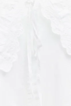 New CAMISA POPELÍN CUELLO BOBO Mujer Camisas / Blusas