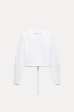 Best CAMISA POPELÍN CUT OUT ZW COLLECTION Mujer Camisas / Blusas