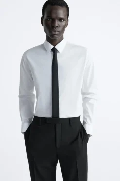 Clearance CAMISA POPELÍN ELÁSTICO Hombre Camisas