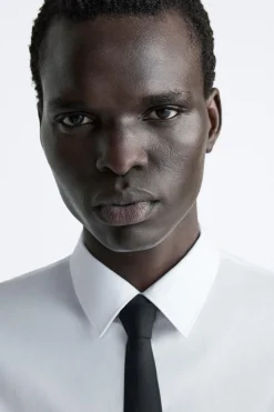 Clearance CAMISA POPELÍN ELÁSTICO Hombre Camisas