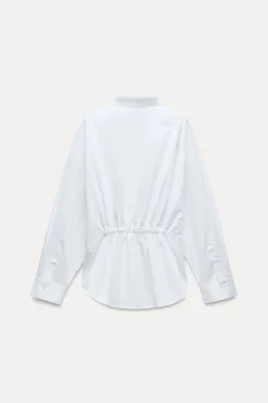 Outlet CAMISA POPELÍN ELÁSTICO ESPALDA Mujer Camisas / Blusas