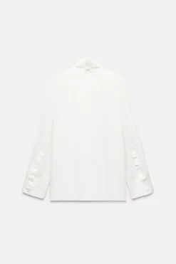 Online CAMISA POPELÍN FLOR ZW COLLECTION Mujer Camisas / Blusas