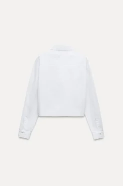 New CAMISA POPELÍN JARETAS Mujer Camisas / Blusas