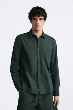 Fashion CAMISA POPELÍN LAVADO Hombre Camisas
