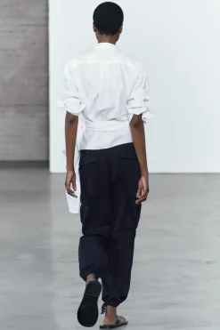 Outlet CAMISA POPELÍN LAZADA ZW COLLECTION Mujer Camisas / Blusas