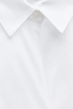 Outlet CAMISA POPELÍN LAZADA ZW COLLECTION Mujer Camisas / Blusas