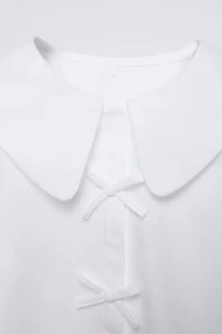 Niños ZARA 1½ - 6 Años·Camisas<CAMISA POPELÍN LAZOS