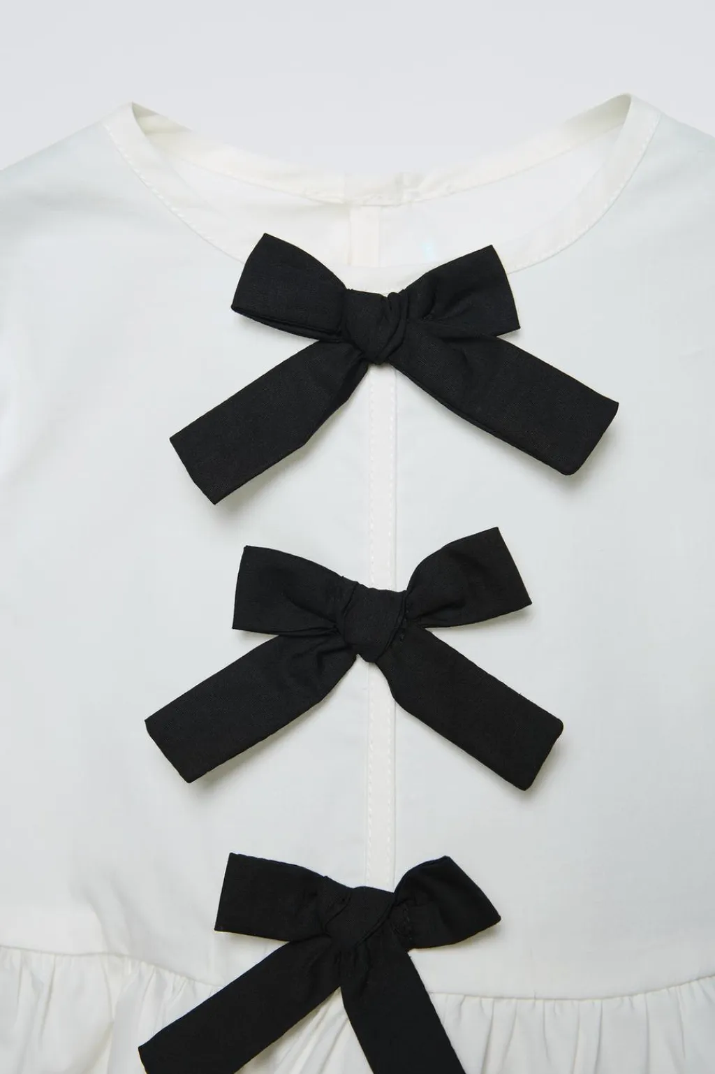 Niños ZARA 1½ - 6 Años·Camisas<CAMISA POPELÍN LAZOS