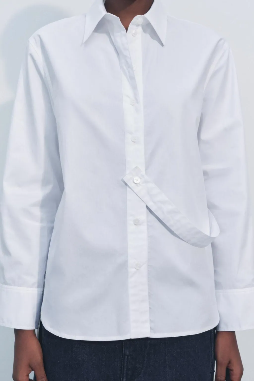 Hot CAMISA POPELÍN MULTIPOSICIÓN ZW COLLECTION Mujer Camisas / Blusas