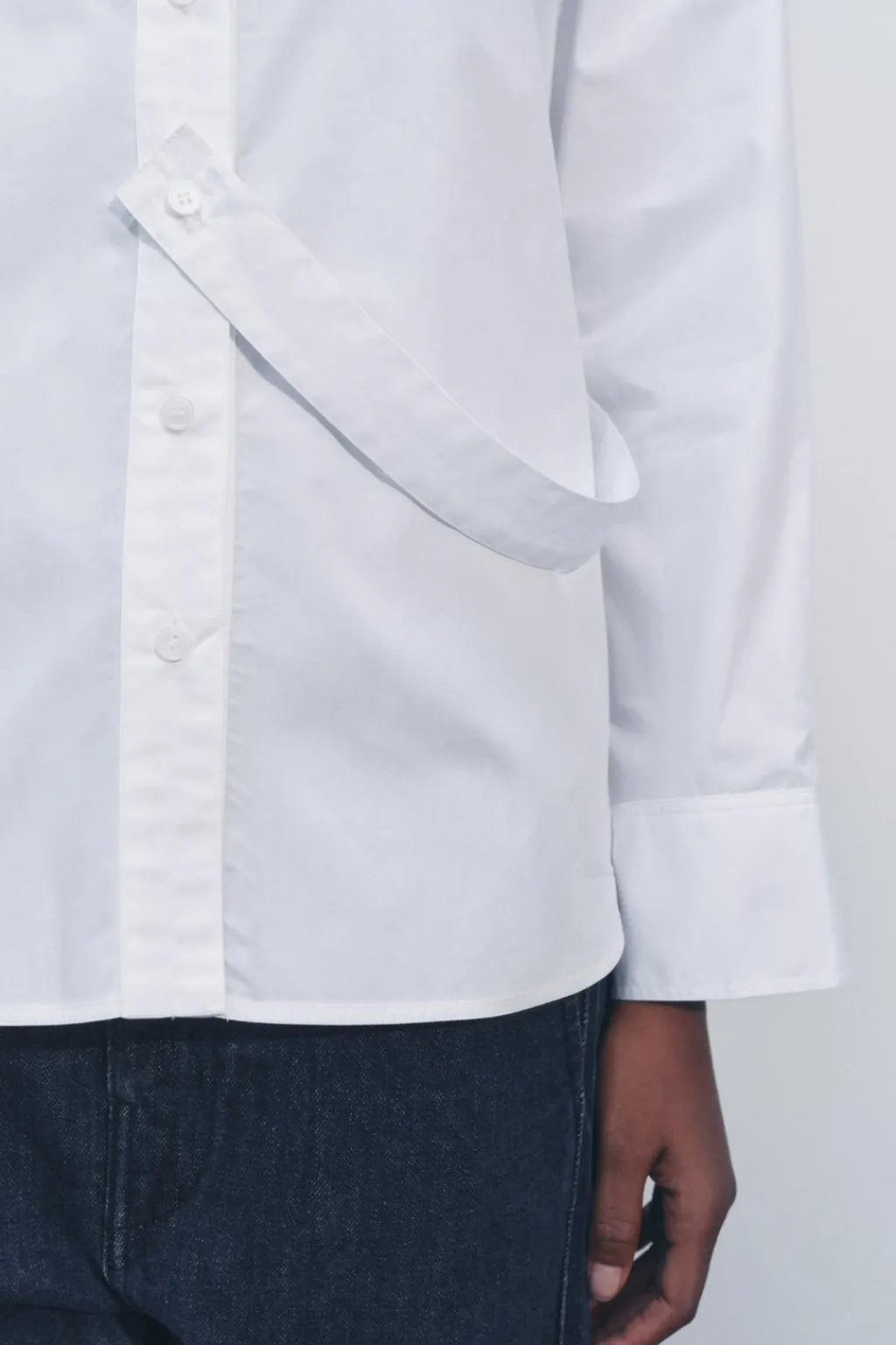 Hot CAMISA POPELÍN MULTIPOSICIÓN ZW COLLECTION Mujer Camisas / Blusas