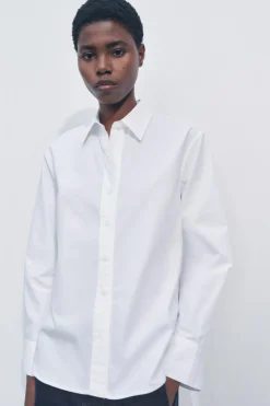 Hot CAMISA POPELÍN MULTIPOSICIÓN ZW COLLECTION Mujer Camisas / Blusas