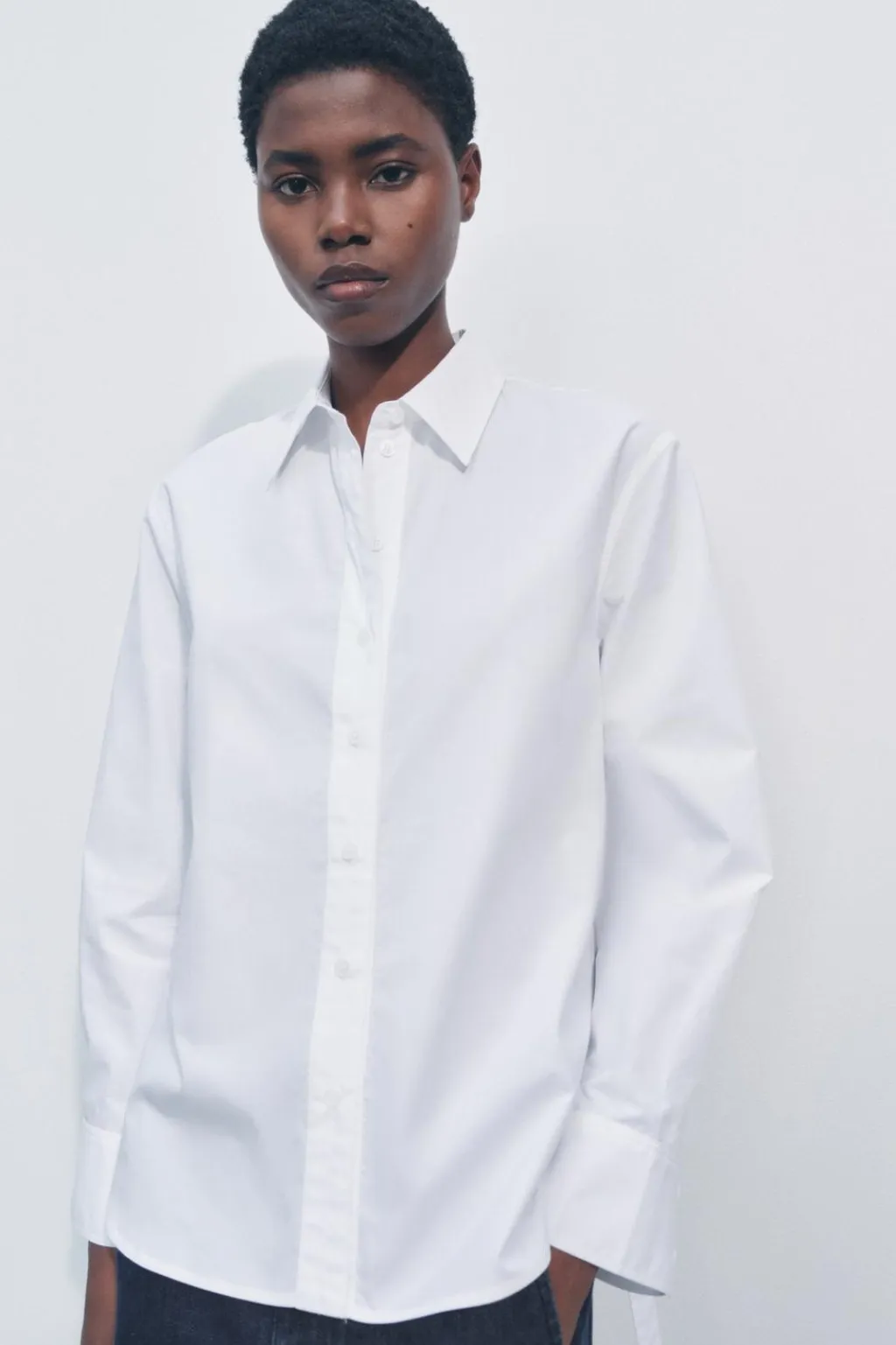 Hot CAMISA POPELÍN MULTIPOSICIÓN ZW COLLECTION Mujer Camisas / Blusas