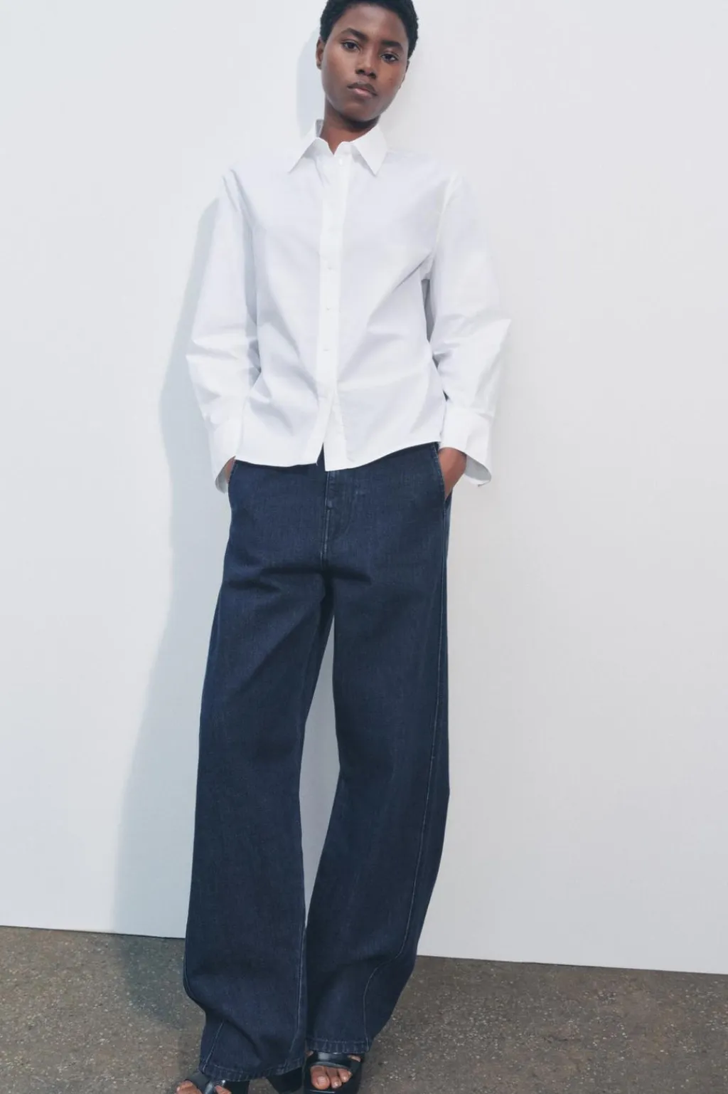 Hot CAMISA POPELÍN MULTIPOSICIÓN ZW COLLECTION Mujer Camisas / Blusas