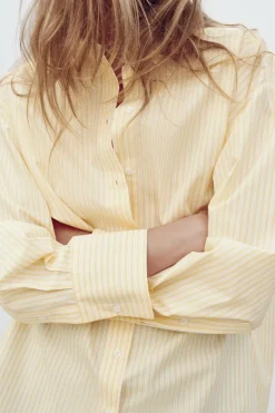 Hot CAMISA POPELÍN RAYAS Mujer Camisas / Blusas