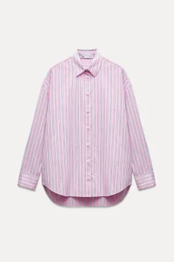 Hot CAMISA POPELÍN RAYAS Mujer Camisas / Blusas