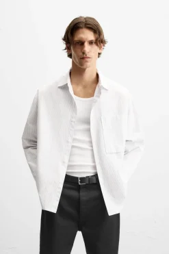 Best CAMISA POPELÍN RAYAS Hombre Camisas