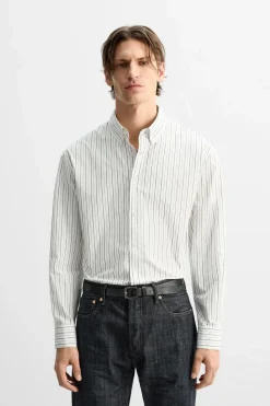 Outlet CAMISA POPELÍN RAYAS Hombre Camisas