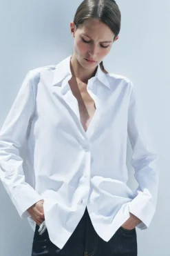 Hot CAMISA POPELÍN ZW COLLECTION Mujer Camisas / Blusas