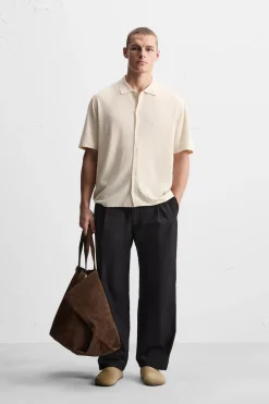 Clearance CAMISA PUNTO ALGODÓN - LYOCELL Hombre Jerséis / Chaquetas|Camisas