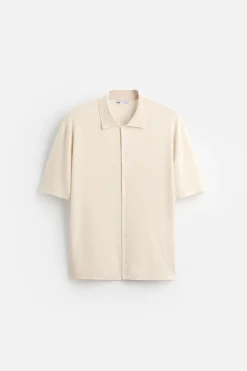 Clearance CAMISA PUNTO ALGODÓN - LYOCELL Hombre Jerséis / Chaquetas|Camisas