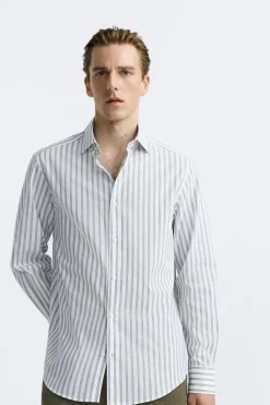 Hot CAMISA RAYAS Hombre Camisas