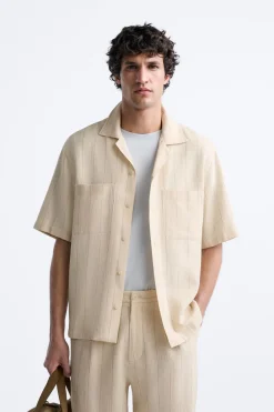 Fashion CAMISA RAYAS Hombre Camisas