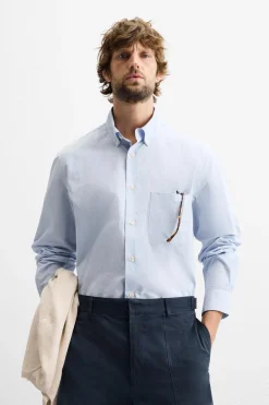 Fashion CAMISA RAYAS Hombre Camisas