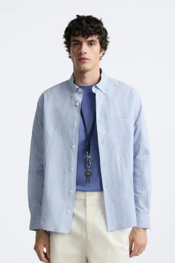 Fashion CAMISA RAYAS Hombre Camisas