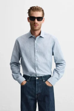 Clearance CAMISA RAYAS Hombre Camisas