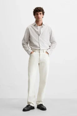 Fashion CAMISA RAYAS Hombre Camisas