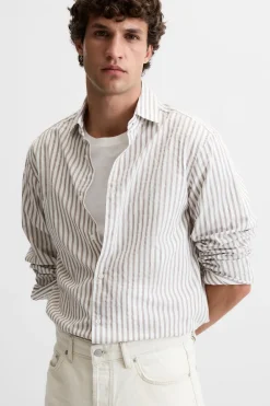 Fashion CAMISA RAYAS Hombre Camisas