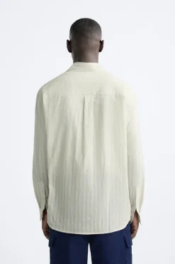 Fashion CAMISA RAYAS Hombre Camisas