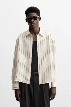 Clearance CAMISA RAYAS Hombre Camisas