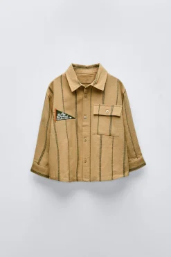 Niños ZARA 1½ - 6 Años·Camisas / Sobrecamisas<CAMISA RAYAS