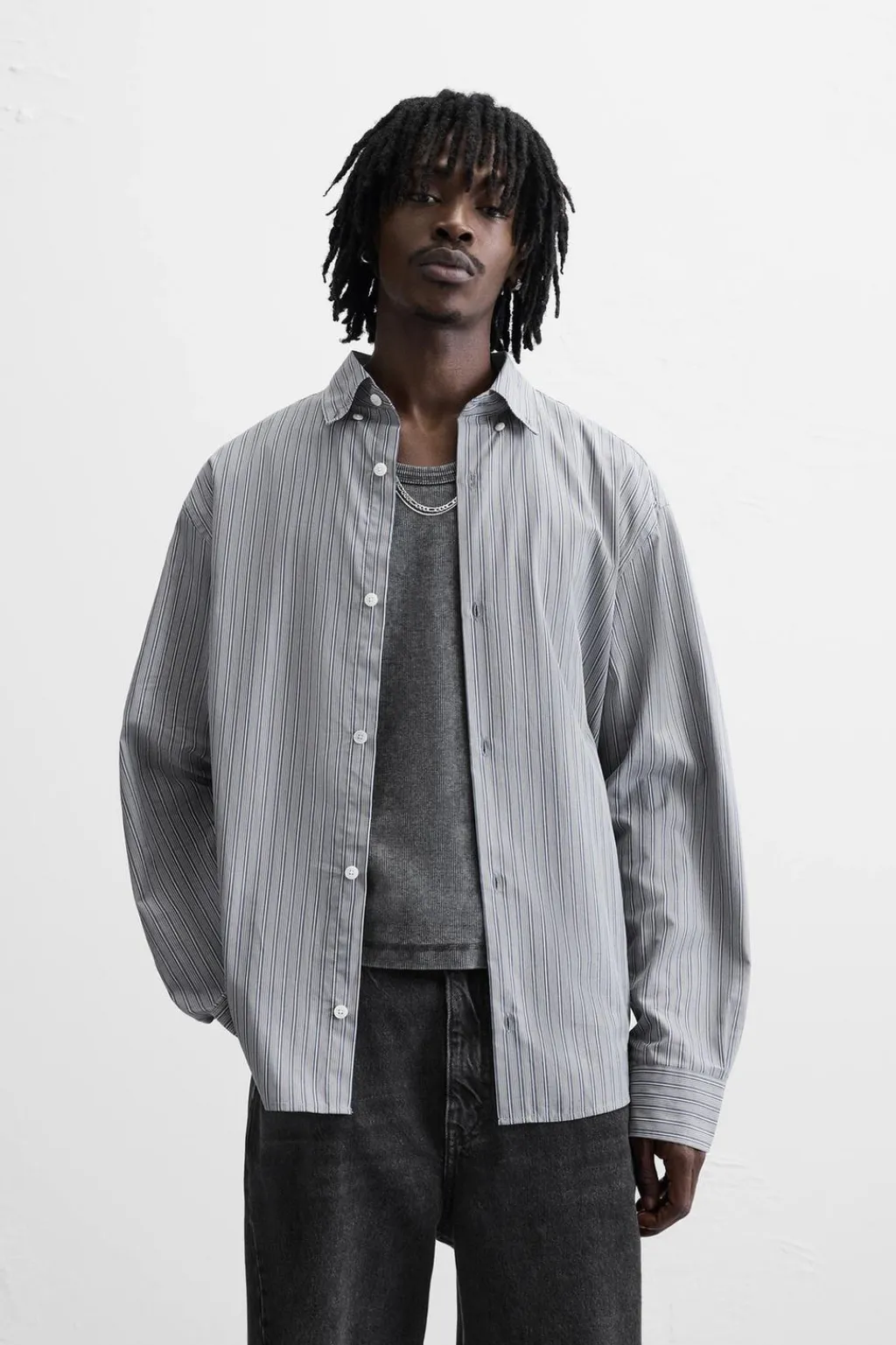 New CAMISA RAYAS Hombre Camisas