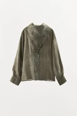 Outlet CAMISA RAYAS BANDANA Mujer Camisas / Blusas|Lenceria