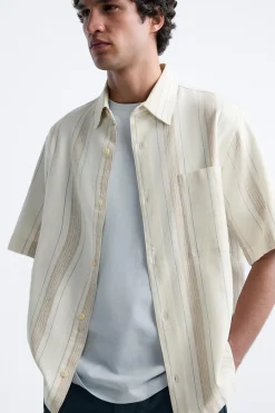 Online CAMISA RAYAS BOLSILLO Hombre Camisas