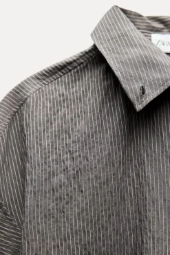 Clearance CAMISA RAYAS BOLSILLO ZW COLLECTION Mujer Camisas / Blusas