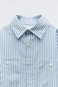 Niños ZARA 1½ - 6 Años·Camisas / Sobrecamisas<CAMISA BOLSILLOS