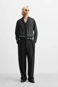 Sale CAMISA RAYAS BRILLO Hombre Camisas