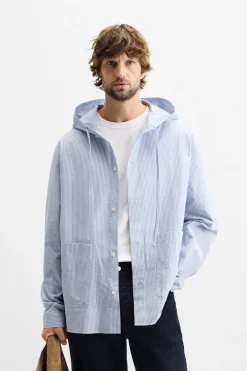 Sale CAMISA RAYAS CAPUCHA Hombre Camisas