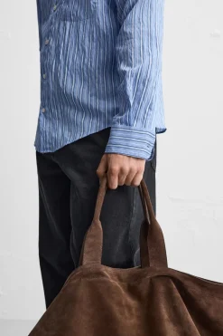 Hot CAMISA RAYAS COMBINADAS Hombre Camisas