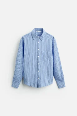 Hot CAMISA RAYAS COMBINADAS Hombre Camisas