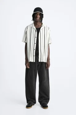 Online CAMISA RAYAS CON VISCOSA Hombre Camisas