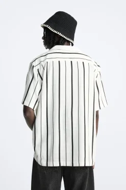 Online CAMISA RAYAS CON VISCOSA Hombre Camisas