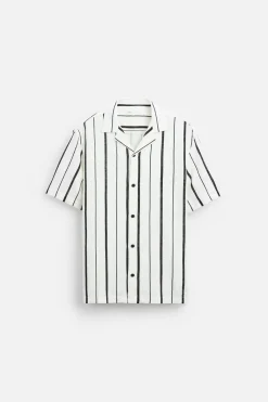 Online CAMISA RAYAS CON VISCOSA Hombre Camisas