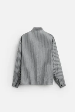 New CAMISA RAYAS CON VISCOSA Hombre Camisas