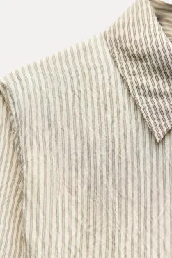 Sale CAMISA RAYAS CONTRASTE ZW COLLECTION Mujer Camisas / Blusas